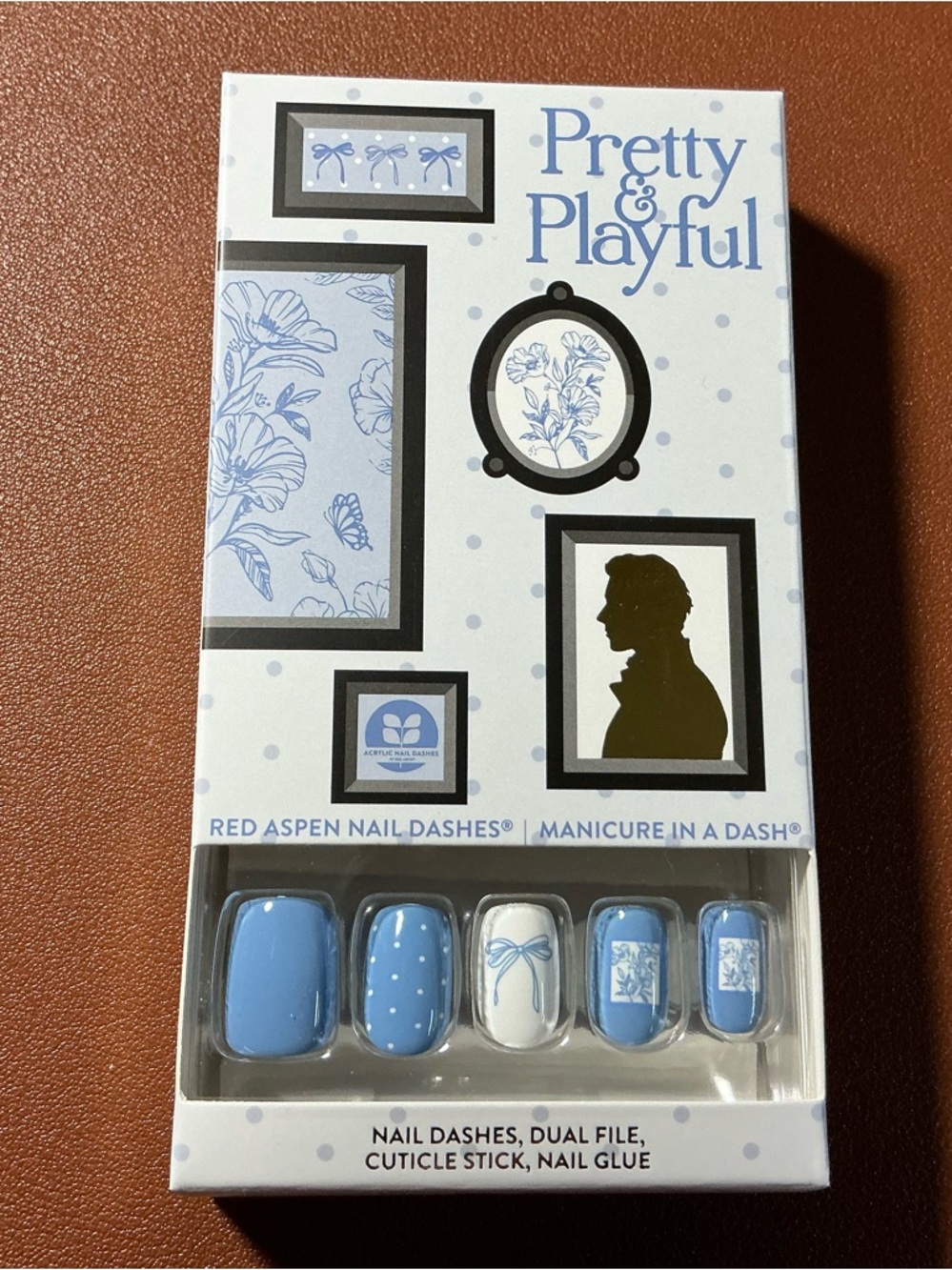 Short Squoval Press On Nails Pretty & Practical, Persephone